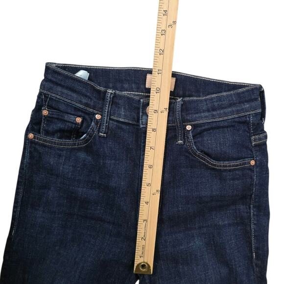 Mother Jeans The Insider Crop Step Fray Step Fray in Clean Sweep Size 24 - Picture 8 of 9